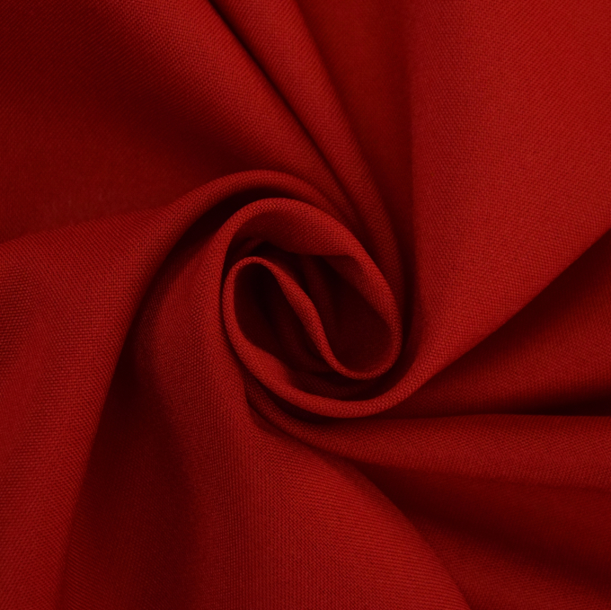Polyester-Gabardine, rood