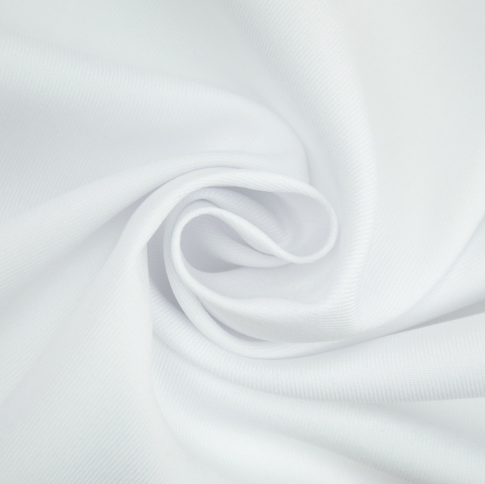 Polyester-Gabardine, wit