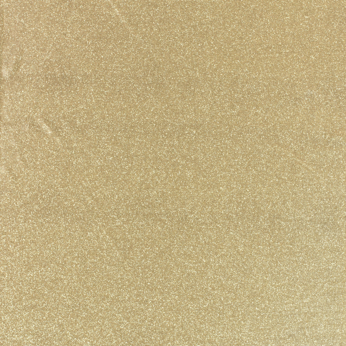 Tissu jersey polyester brillant Glamour, or