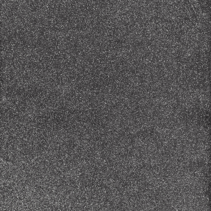 Tissu jersey polyester brillant Glamour, noir