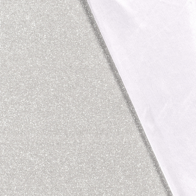 Polyester Jersey Glamour, silber