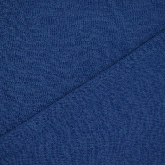 Polyester Krepp Uni, royalblau