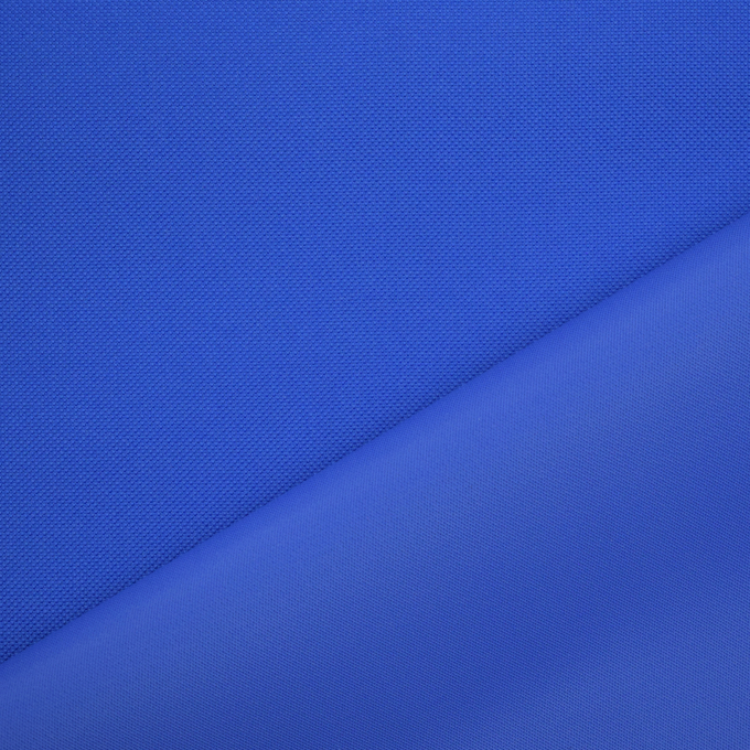 Tissu déperlant extérieur polyester uni, bleu