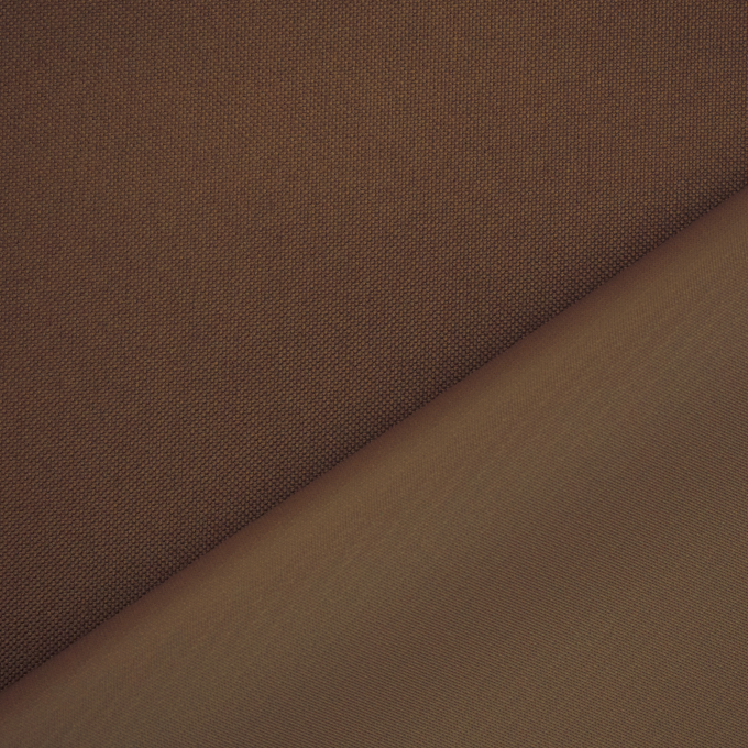 Tissu déperlant extérieur polyester uni, marron