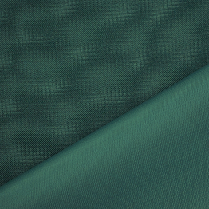 Tissu déperlant extérieur polyester uni, vert foncé