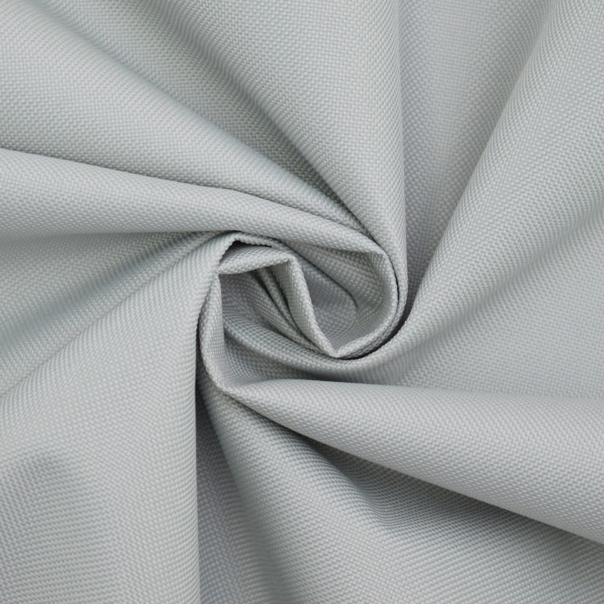 Tissu déperlant extérieur polyester uni, gris clair