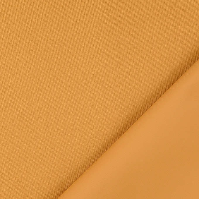Tissu déperlant extérieur polyester uni, jaune miel