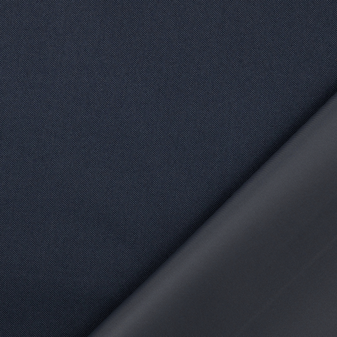 Tissu déperlant extérieur polyester uni, bleu marine