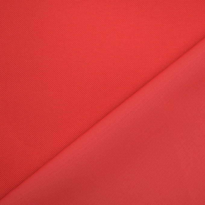 Tissu déperlant extérieur polyester uni, rouge