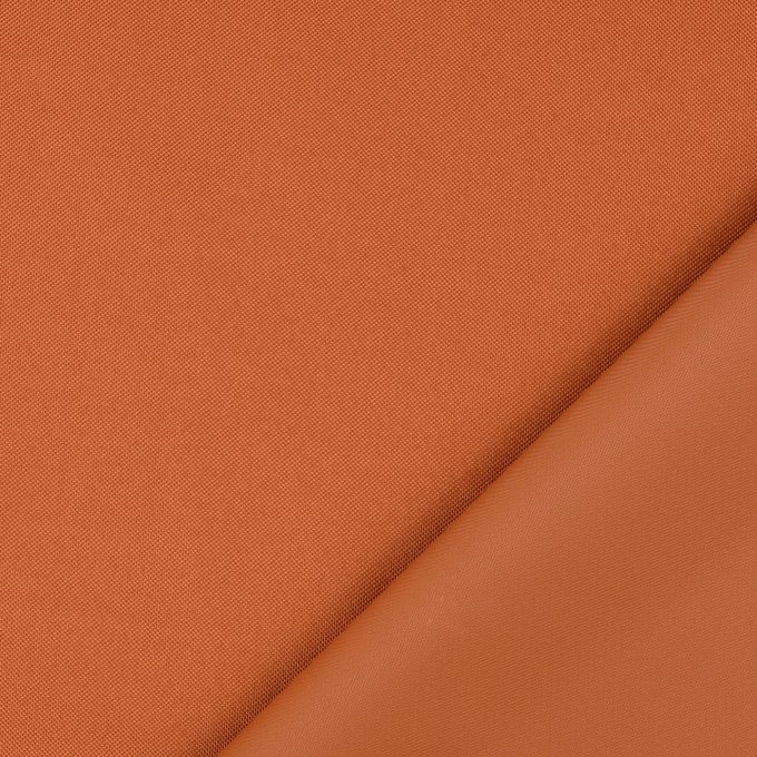 Tissu déperlant extérieur polyester uni, terracotta