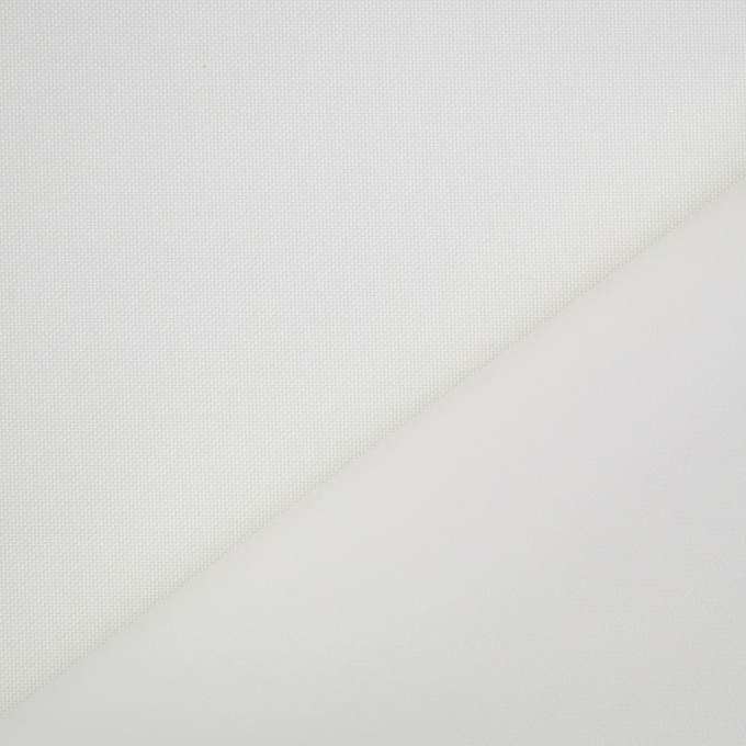 Tissu déperlant extérieur polyester uni, blanc cassé