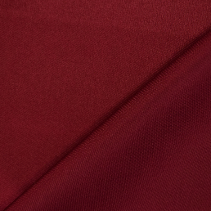 Tissu satin polyester uni, bordeaux