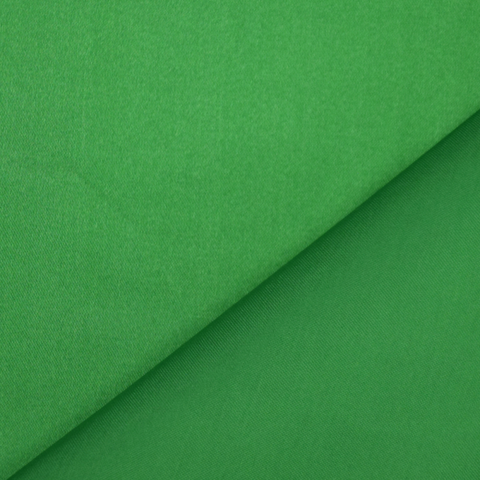 Tissu satin polyester uni, vert