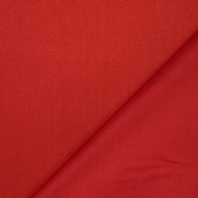 Tissu satin polyester uni, rouge