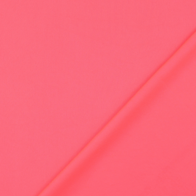 Tissu jersey polyester, fuchsia fluo