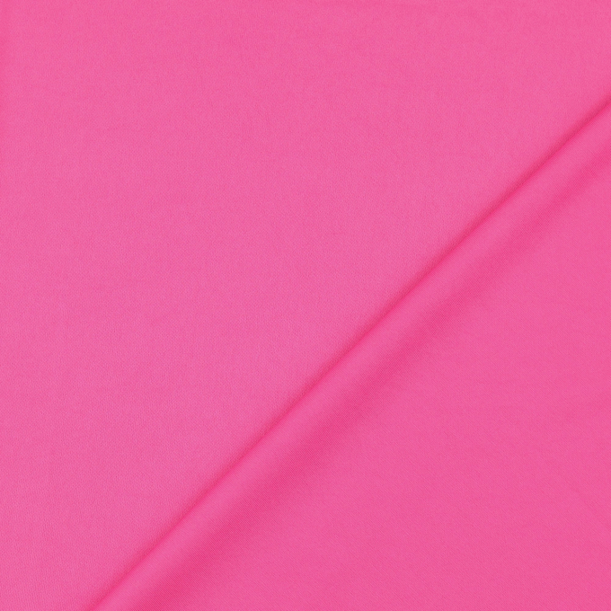 Tissu jersey polyester, rose fuchsia