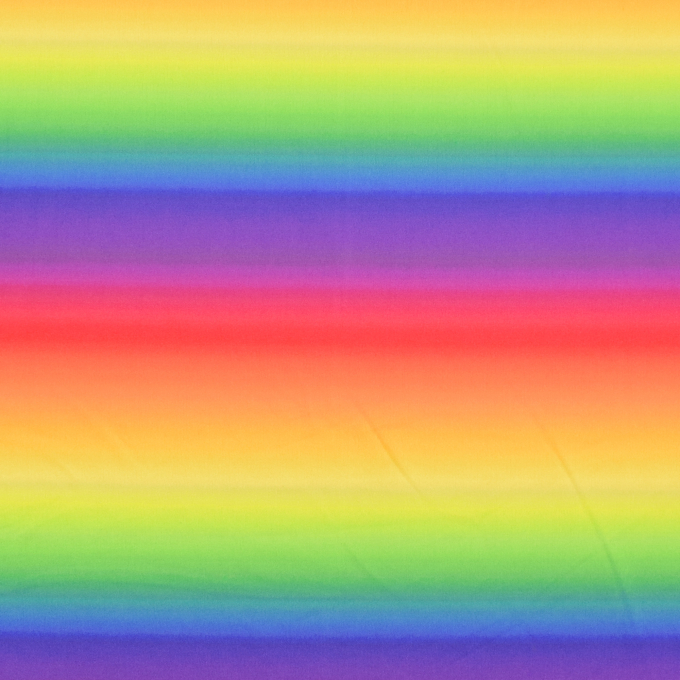 Polyester jersey Rainbow, veelkleurig