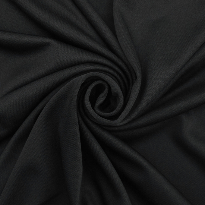 Polyesterjersey, zwart