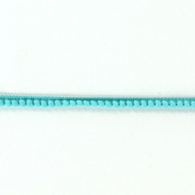 Pomponband klein, turquoise