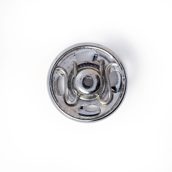 Prym 12 Boutons pression à coudre argent 11 mm