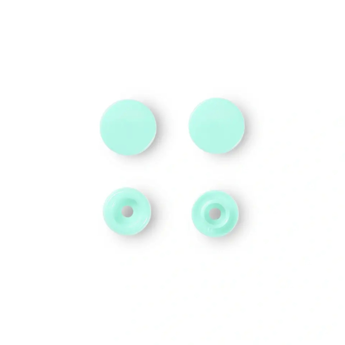 Press fasteners 12,4 mm, mint groen