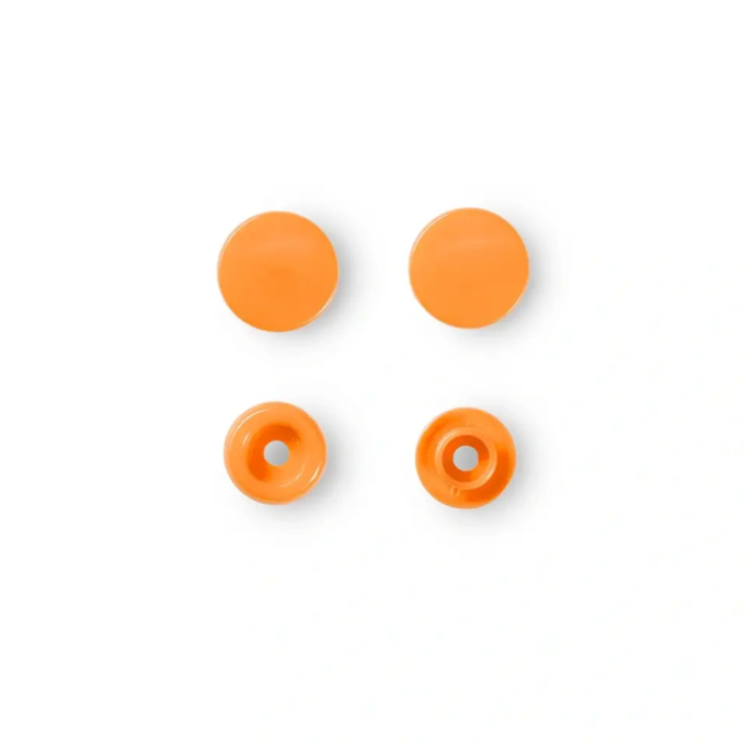 Boutons pression 12,4 mm, orange