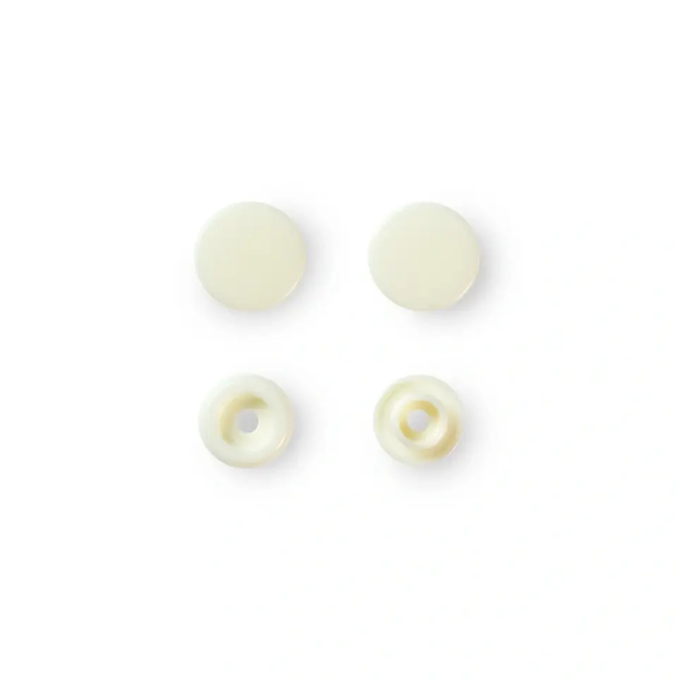Press fasteners 12,4 mm, pearl