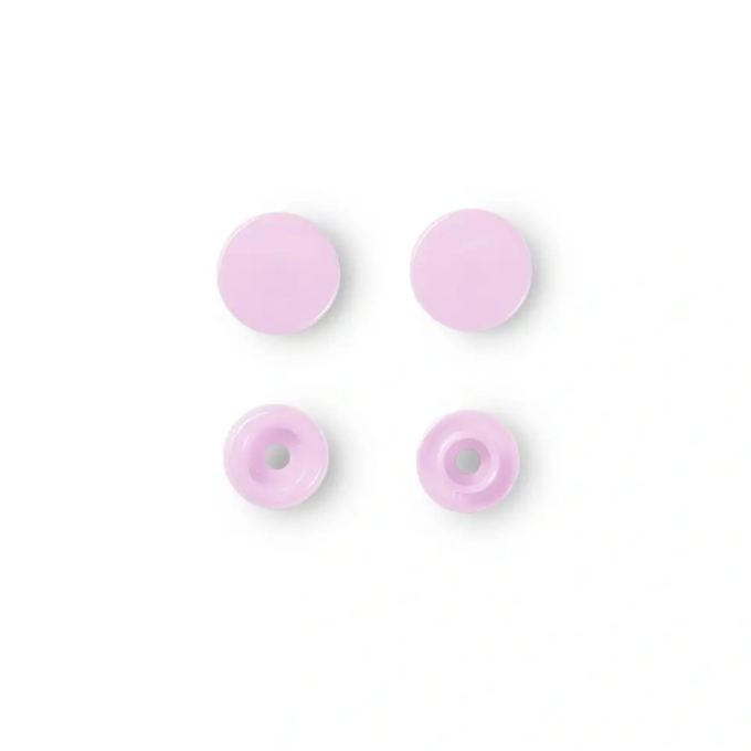 Boutons pression 12,4 mm, rosé