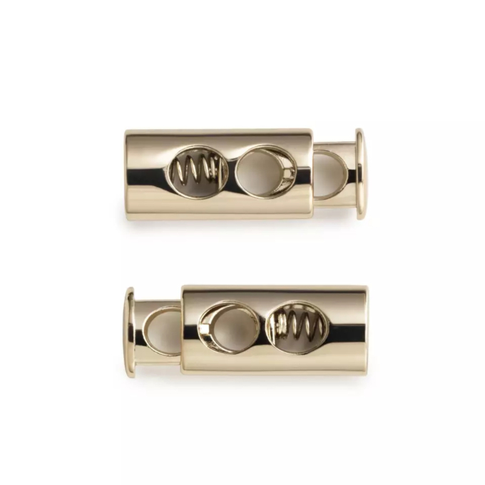 Prym Cord-stopper, 2 trous, doré