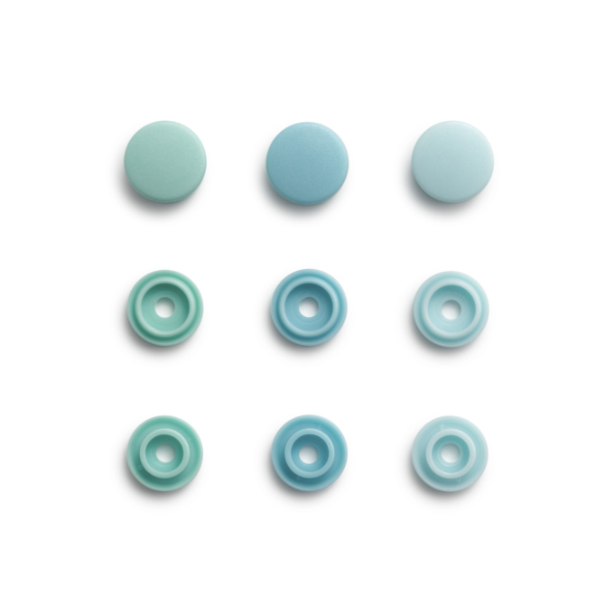 Prym Love Color Snaps Mini Boutons pression, menthe