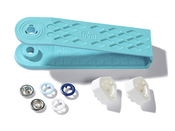Prym Love Jersey Druckknopf 8 mm blau