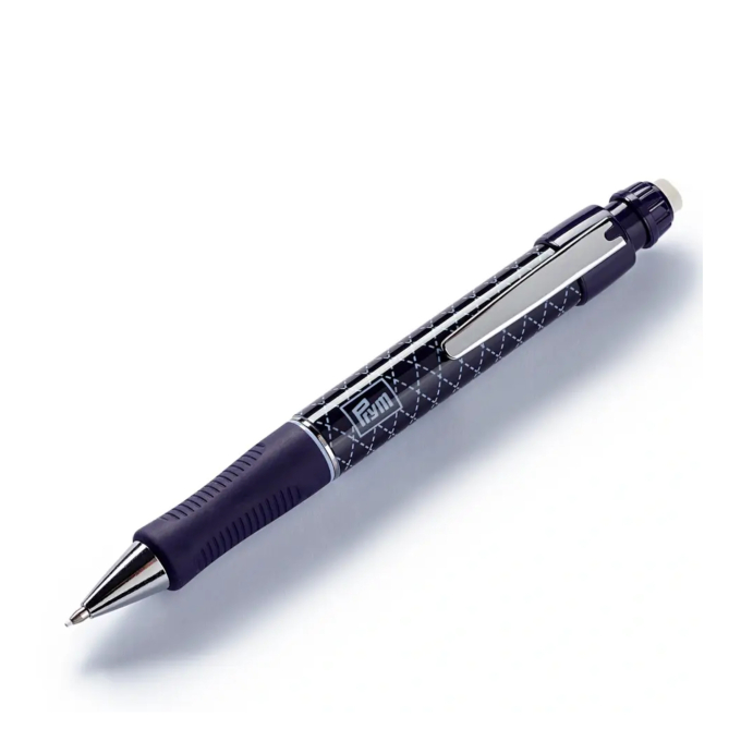 Stylo pour tissu extra fin avec mine à bille Prym, blanc