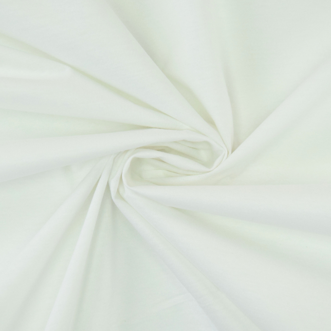 PUL cotton jersey plain, white