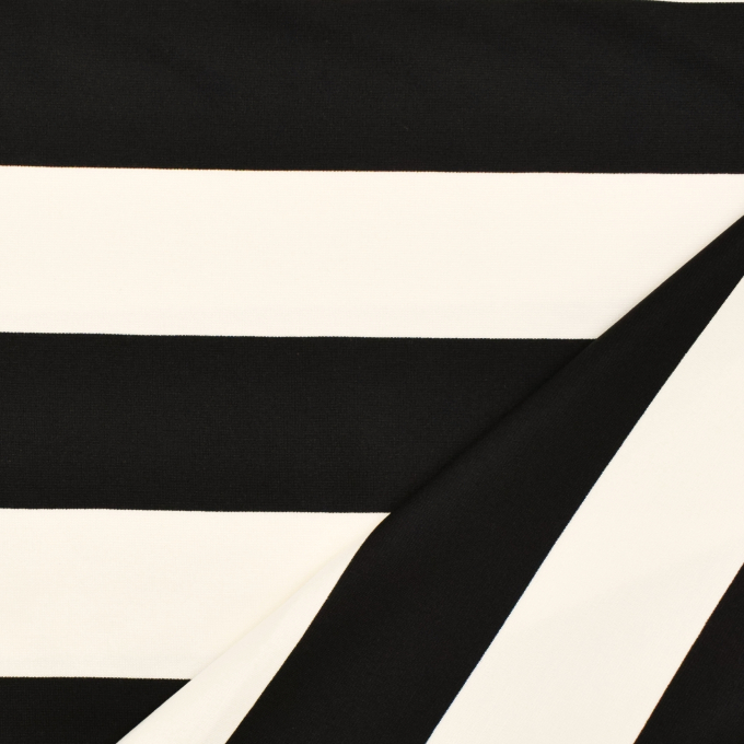 Punta di Roma jersey Strepen,  zwart