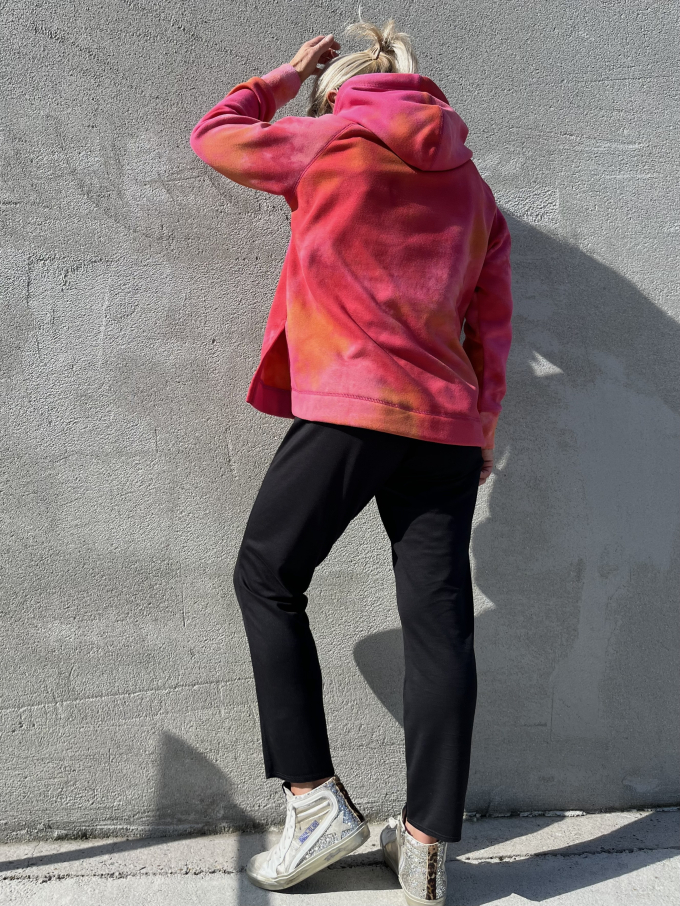 Punta di Roma jersey uni, zwart