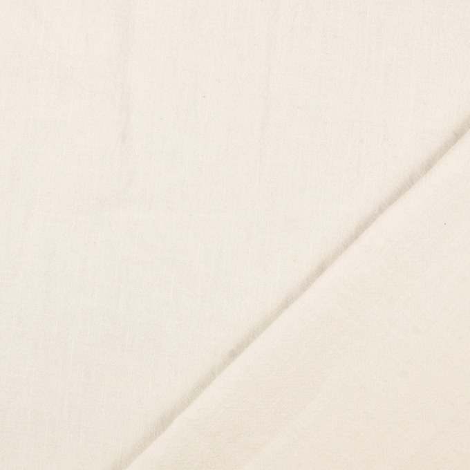 Tissu lin mix stonewashed, blanc cassé