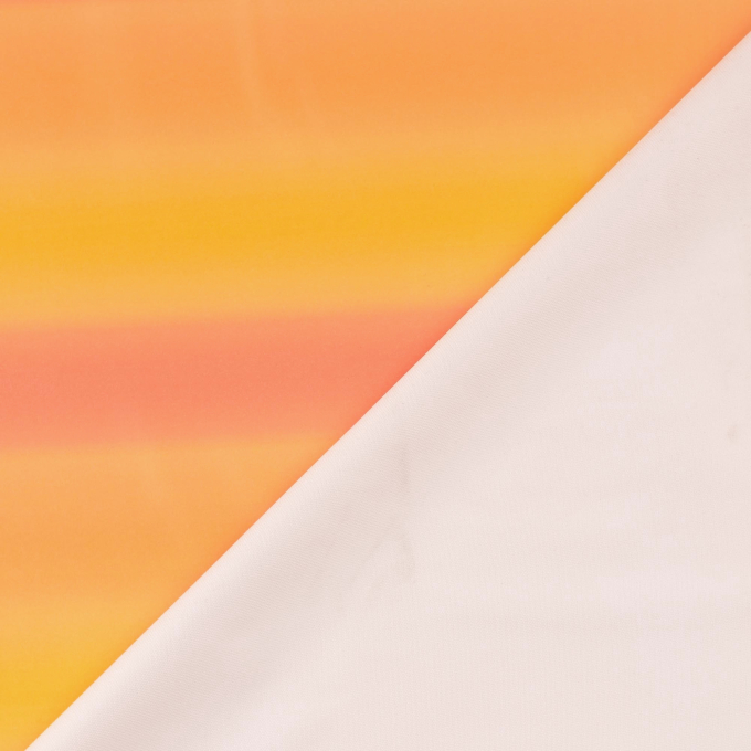Tissu imperméable K-way Batik Stripes, jaune