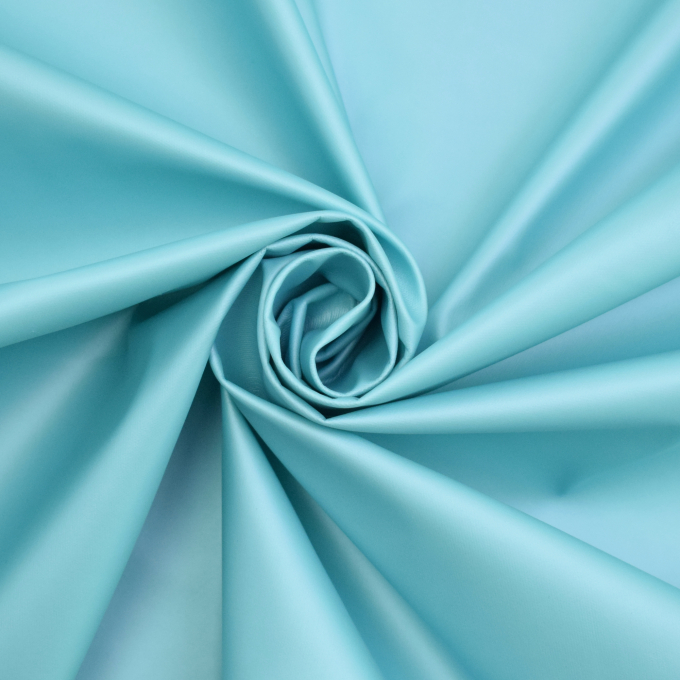 Rain coat fabric Metallic, light turquoise