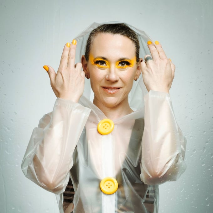 Rain coat fabric transparent