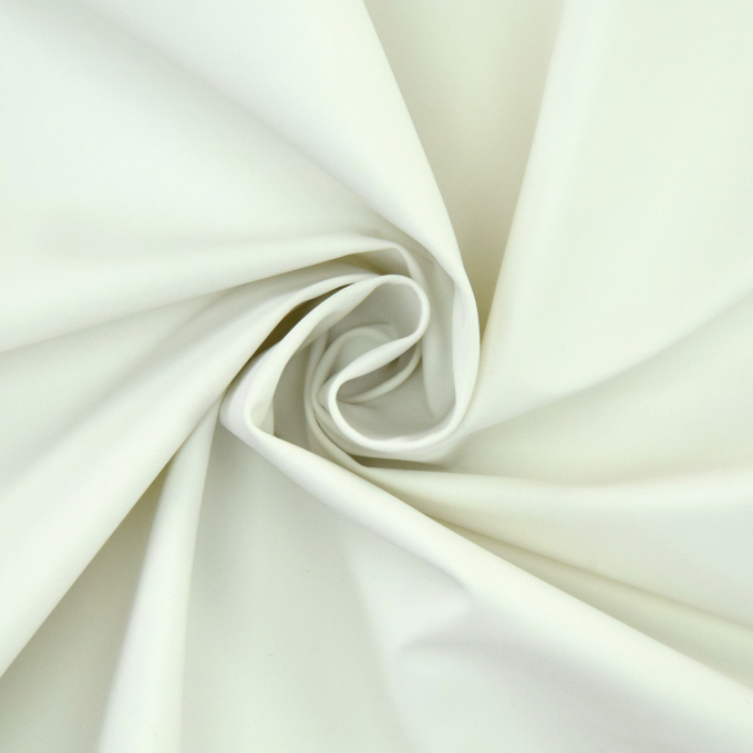 Tissu imperméable blanc uni
