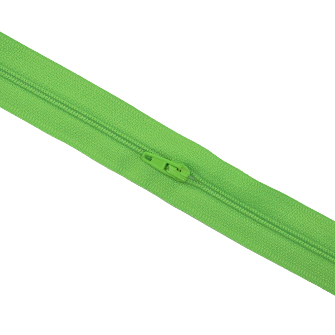 Fermeture Éclair au mètre non séparable plastique à spirale, vert clair