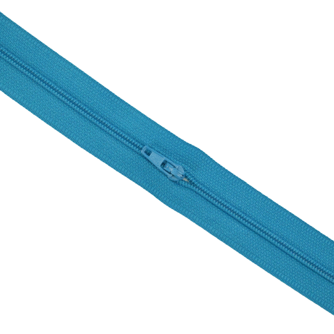 Fermeture Éclair au mètre non séparable plastique à spirale, turquoise
