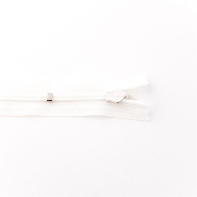Fermeture éclair invisible 60 cm, blanc cassé