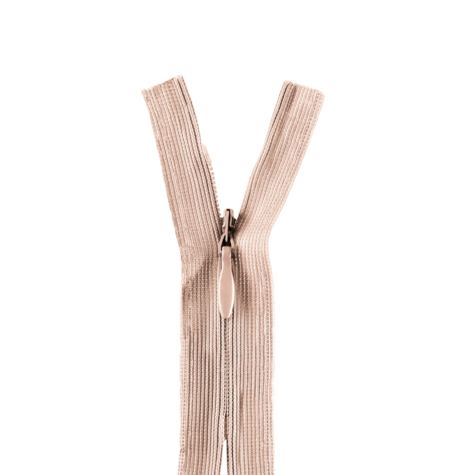 Fermeture éclair invisible 5595, beige clair