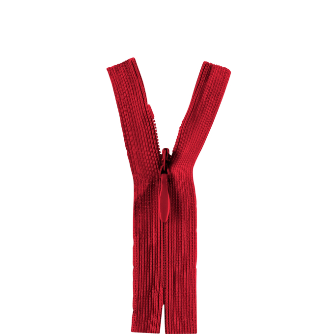 Fermeture éclair invisible 5595, rouge