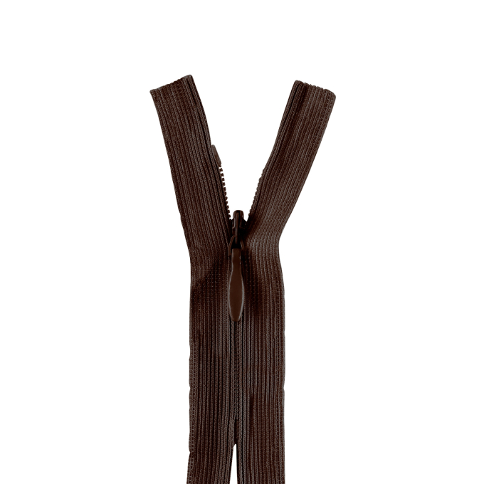 Opti blinde rits 5595, donkerbruin