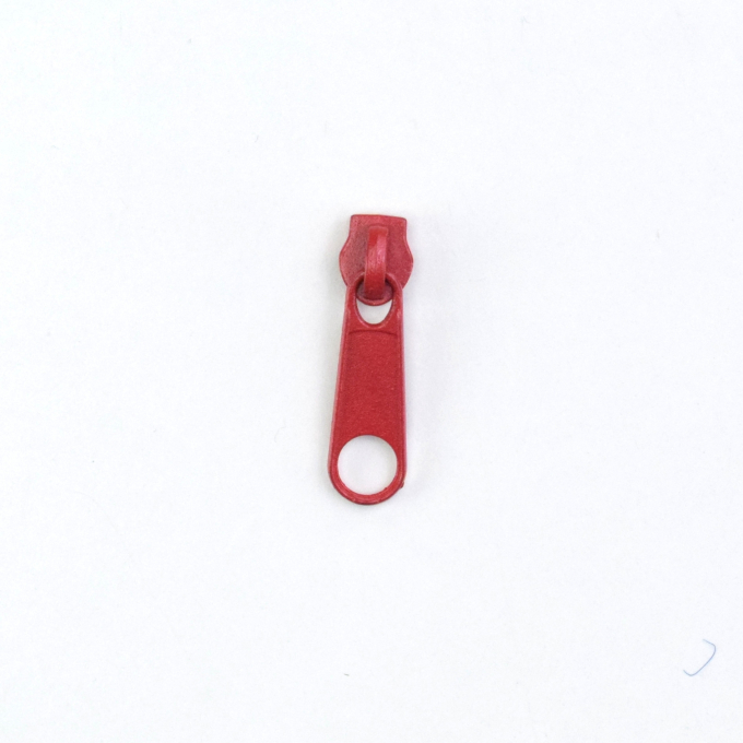 Reißverschluss Schieber, rot
