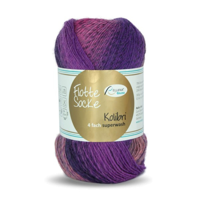 Rellana Flotte Socke 4-fach Kolibri, 6207