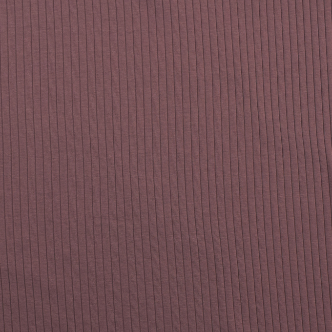 Tissu jersey de coton côtelé, vieux lilas