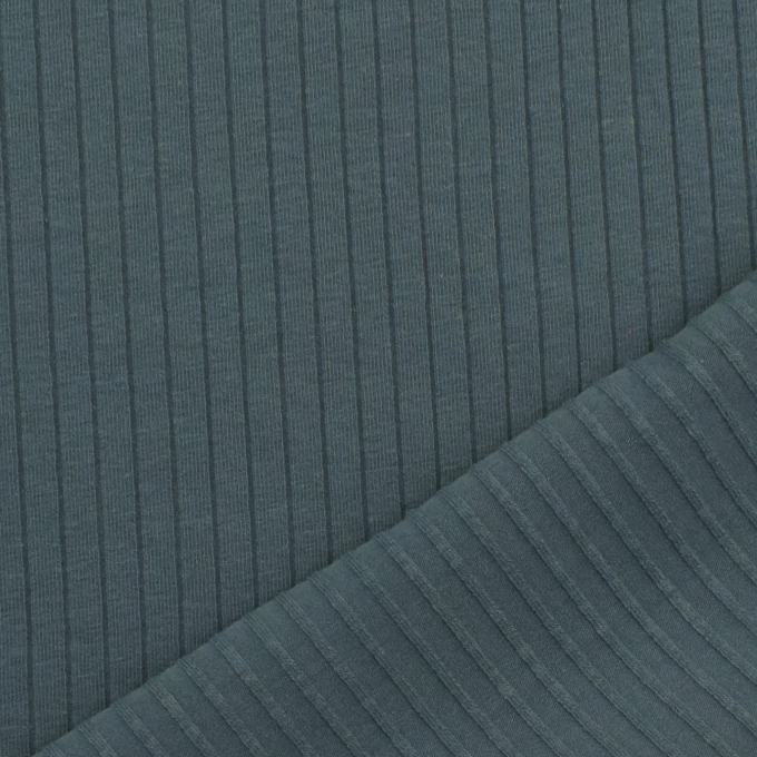 Ribjersey Emma, jeansblauw